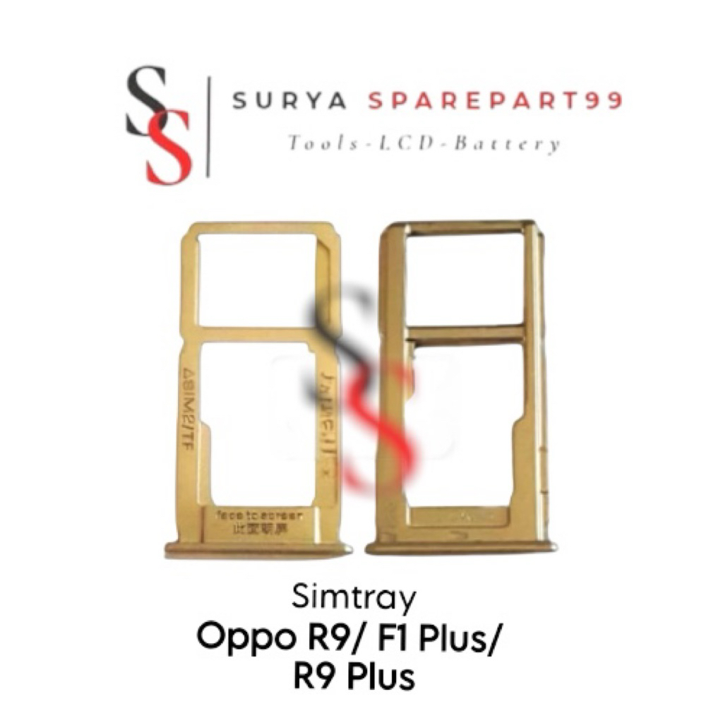Simtray OP R9 / R9+ / F1+ / F1 Plus / X9079 / X9009 - Tempat Kartu Simlock Tray Simcard