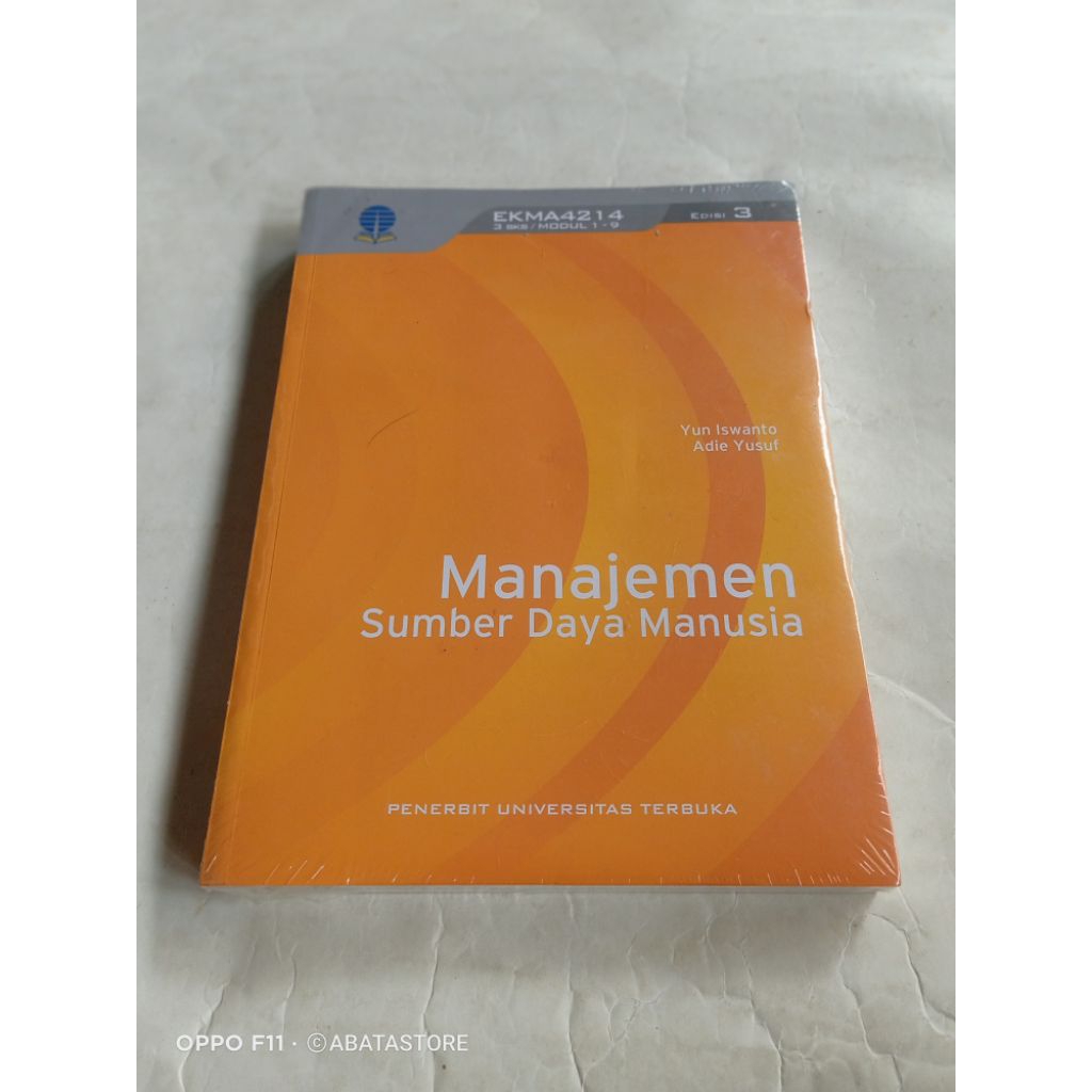 BUKU BARU MANAJEMEN SUMBER DAYA MANUSIA EDISI 3 EKMA4214 3SKS MODUL 1 9 YUN ISWANTO