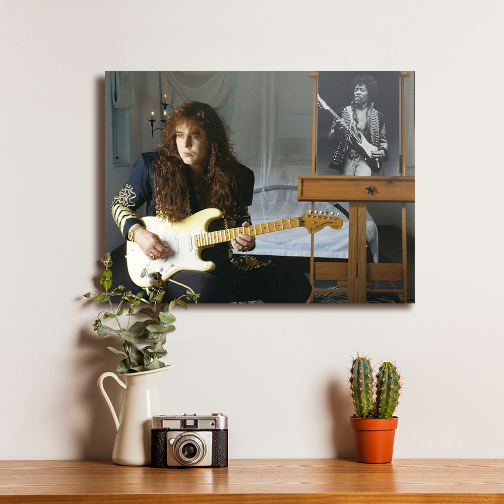 Yngwie J Malmstein Guitarist Musik Poster Dekorasi Hiasan Dinding