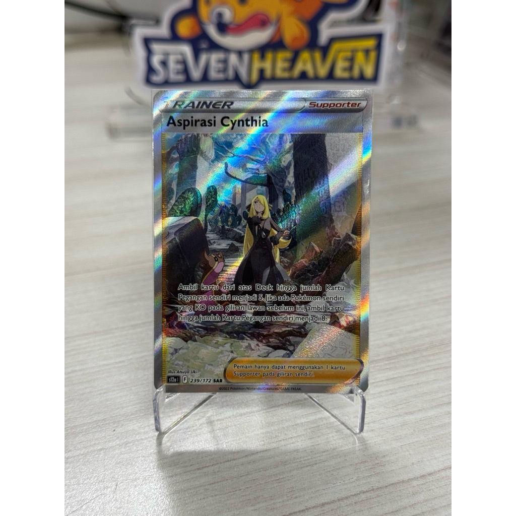 Aspirasi Cynthia Pokemon Card