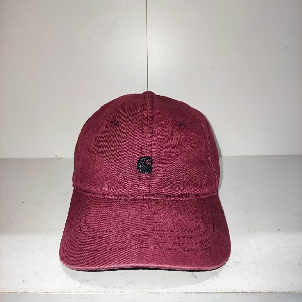 Topi Carhartt Madison Logo Cap Maroon