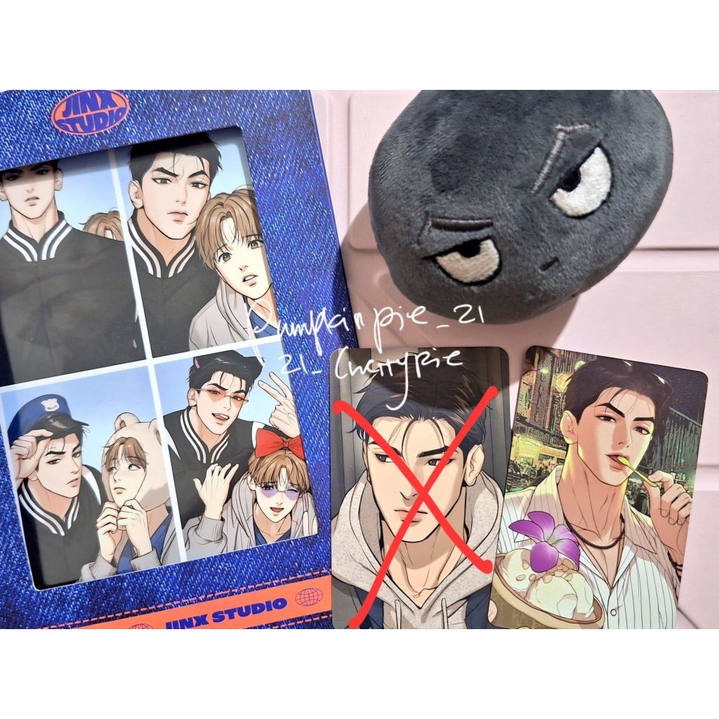 (BACA DESKRIPSI) PHOTOCARD MANHWA BL JINX JAEKYUNG SET 4CUTS MINGWA BOMTOON THAILAND MOCHI DOLL OFFI