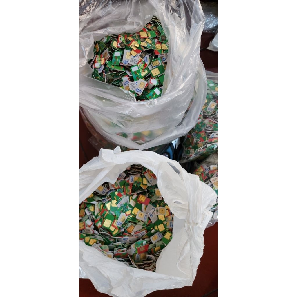 1 kg simcard bekas jadul