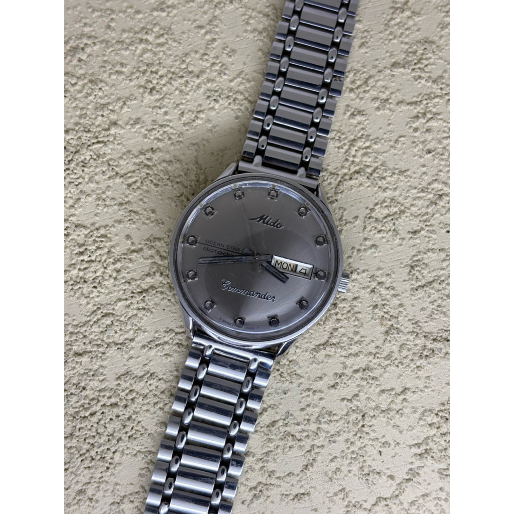 Arloji Jam tangan Mido Commander Oceanstar Second Preloved