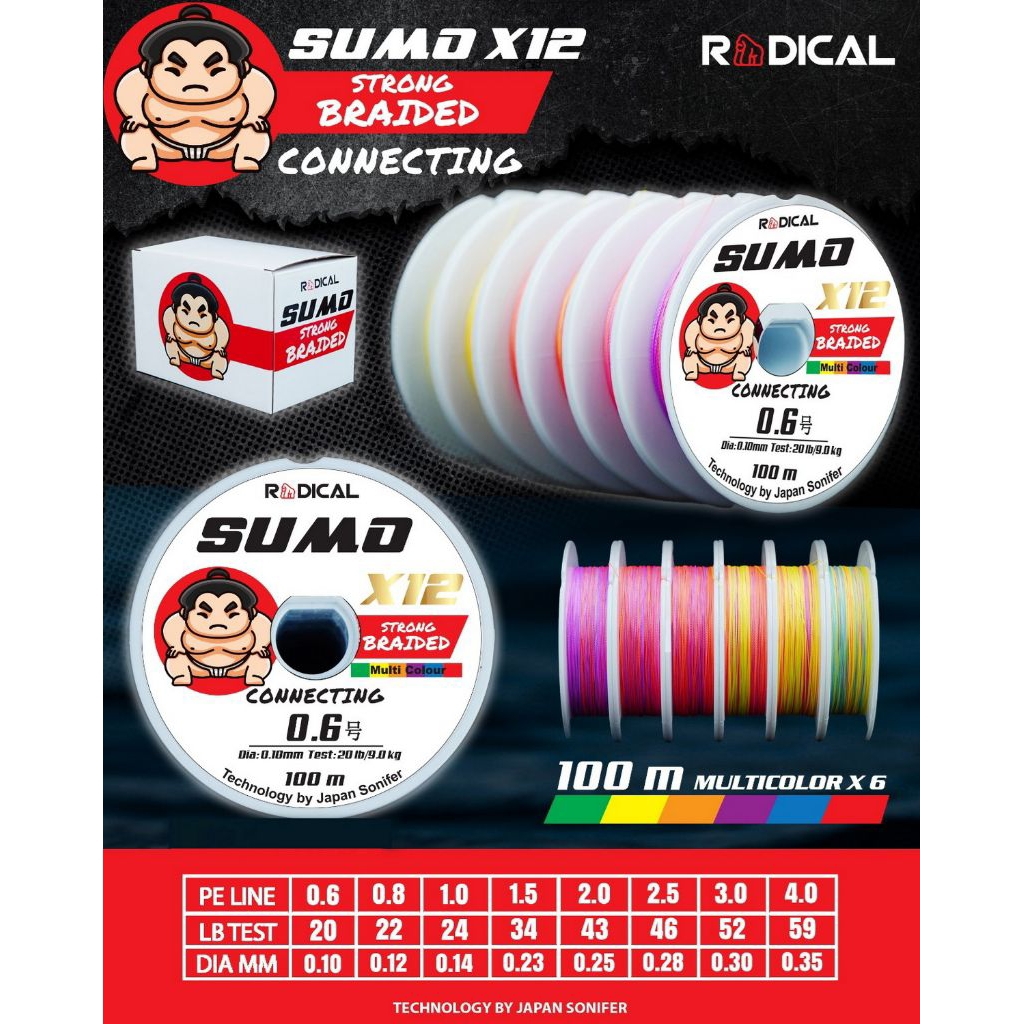 PE Line SUMO X12 100m Conecting