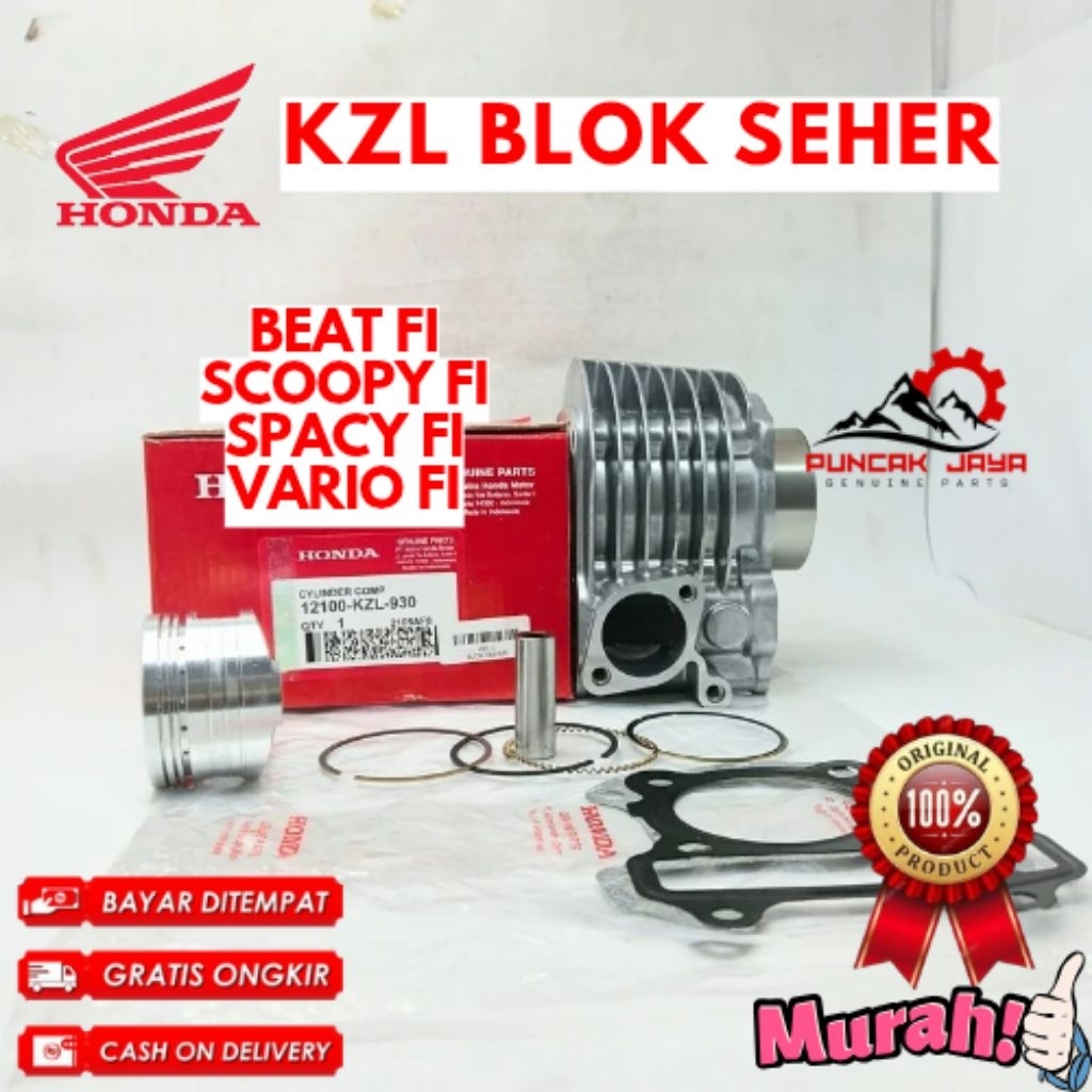 BLOK SEHER ORIGINAL HONDA KODE KZL,  BLOK BEAT FI, BLOK SEHER SCOOPY FI, BLOK SEHER SPACY FI, BLOK S