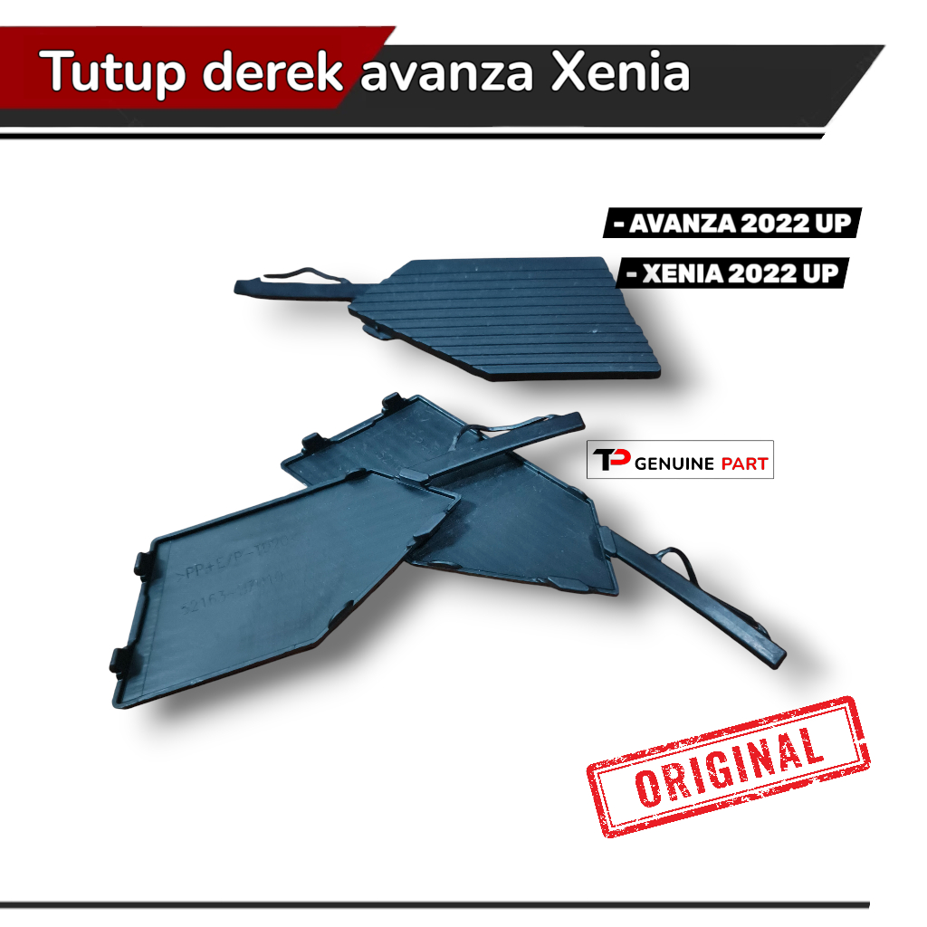 Tutup derek towing bemper belakang Avanza Xenia 2022 keatas