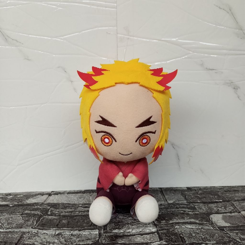BONEKA KIMETSU NO YAIBA RENGOKU KYOJURO MUDA SERI POFUTTO / OFFICIAL MERCHANDISE DEMON SLAYERS YOUNG