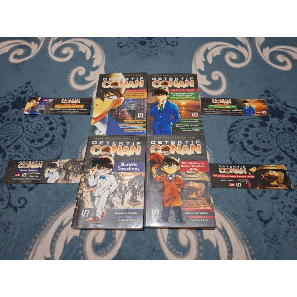 Light Novel Detektif conan + BookMark