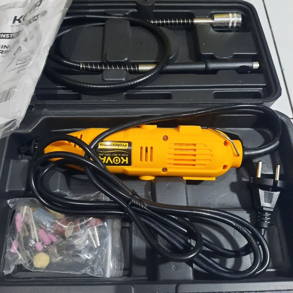 kova X-40 yellow mini die grinder set 40 pcs gerinda bor turner listrik / mini die grinder kova / gr