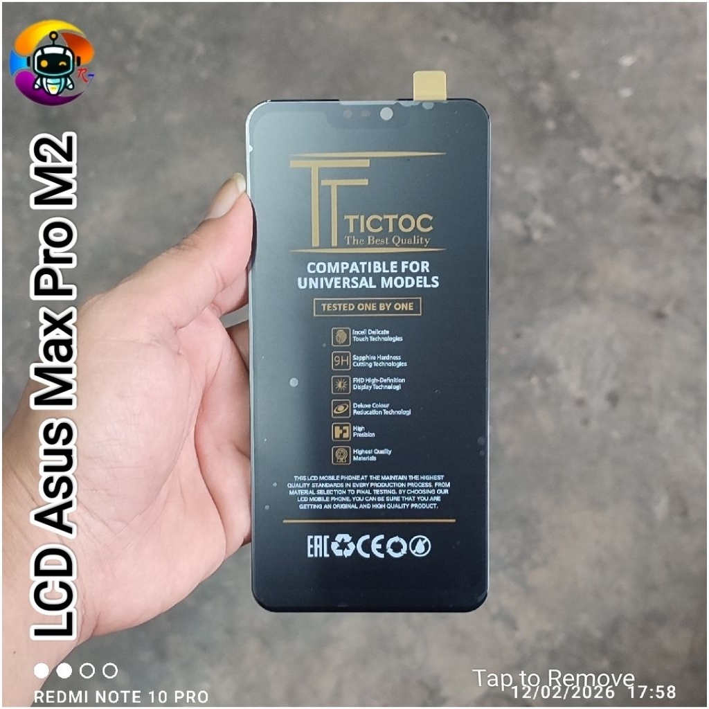Lcd Asus Zenfone Max Pro M2 ZB631KL X01BDA ORI TICTOC