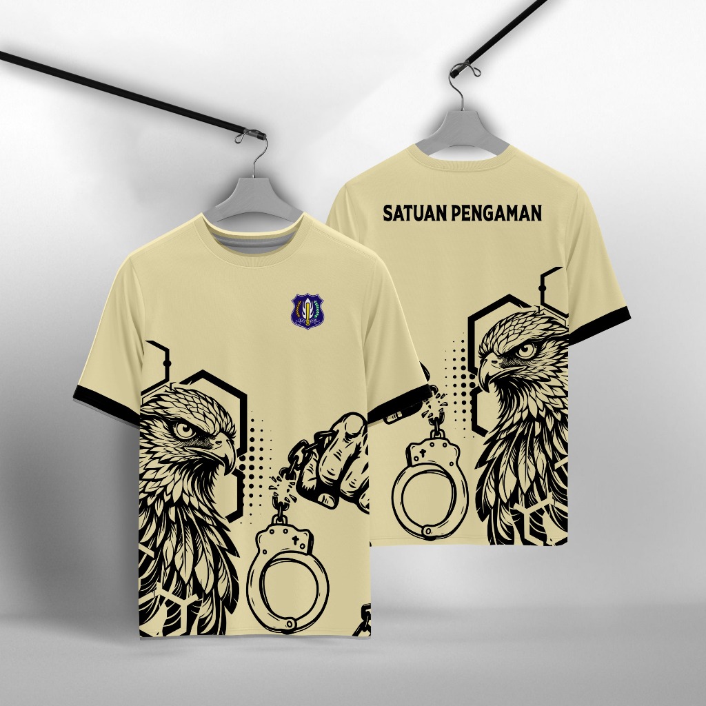 PUSATKAOSJERSEY SATPAM SATUAN PENGAMAN FULLPRINT