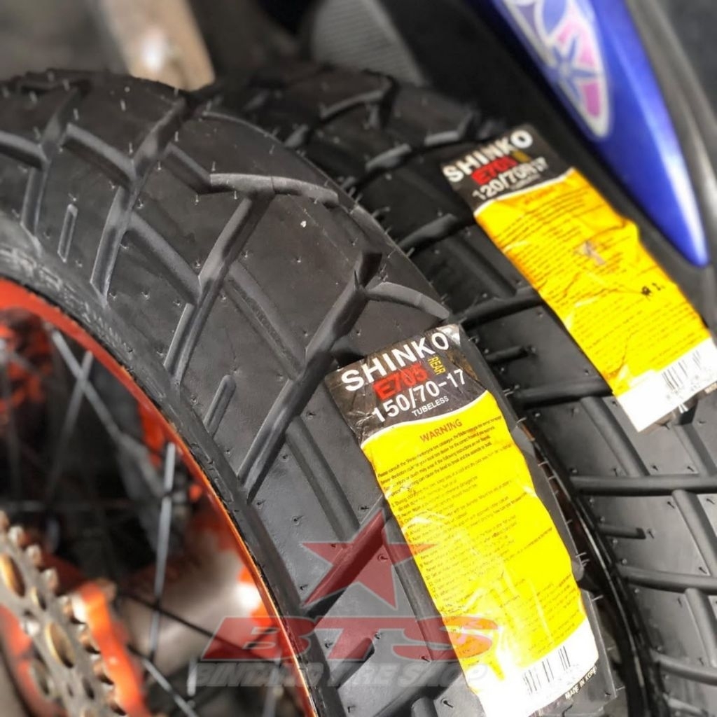 Ban Shinko E705 150/70-17 Trail Master Dual Purpose Kustom
