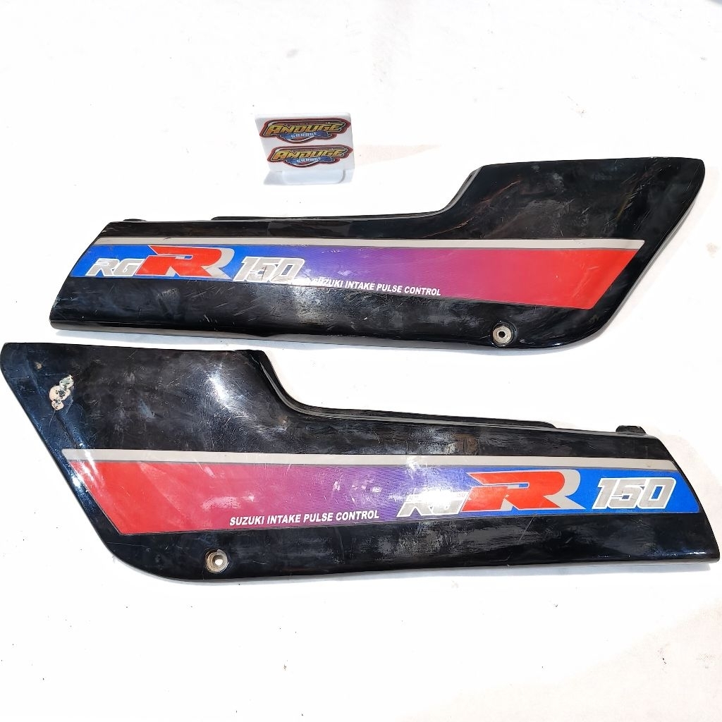 kempol tepong tempong cover body samping kanan kiri Suzuki RGR crystal oryginal second bekas