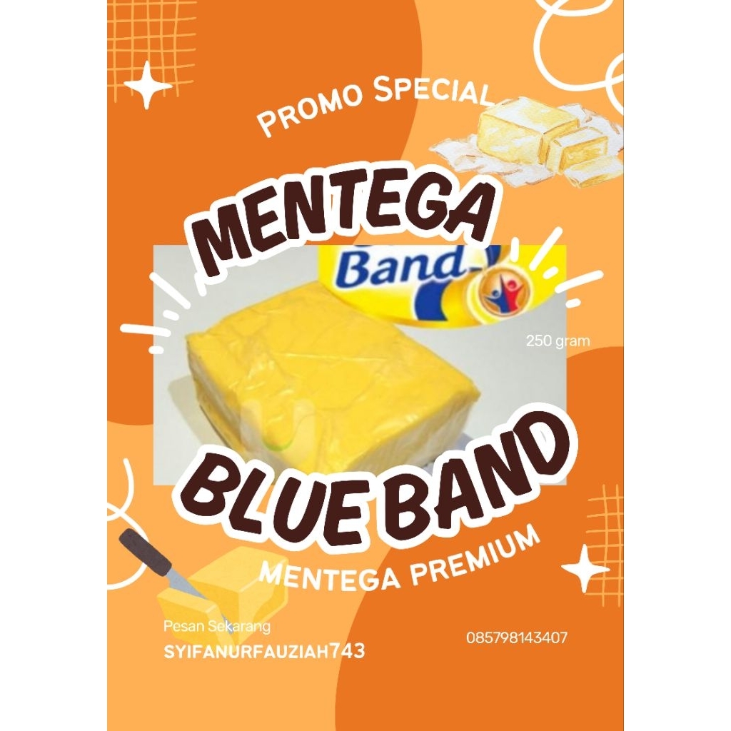 Mentega Blue Band kemasan 250 gram