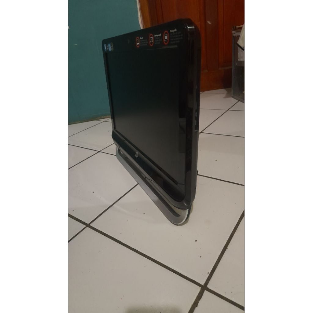 all in one hp pavilion 20 rusak mati blank ga tampil
