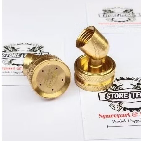 Nozzle Spuyer Lubang 5 Kuningan Kabut/ Nozzle Lubang 5 Kuningan Bengkok