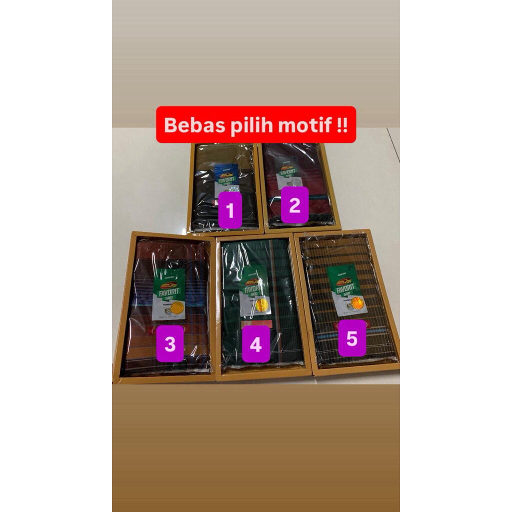 Sarung Atlas Favorit 500 Sarung Mangga Dewasa