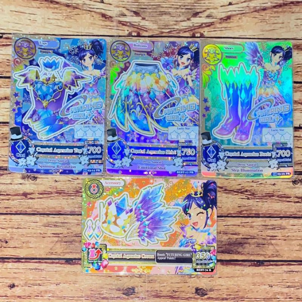 Aikatsu Aoi Kiriya Constellation Premium 07 Futuring Girl Crystal Aquarius Set with Acc