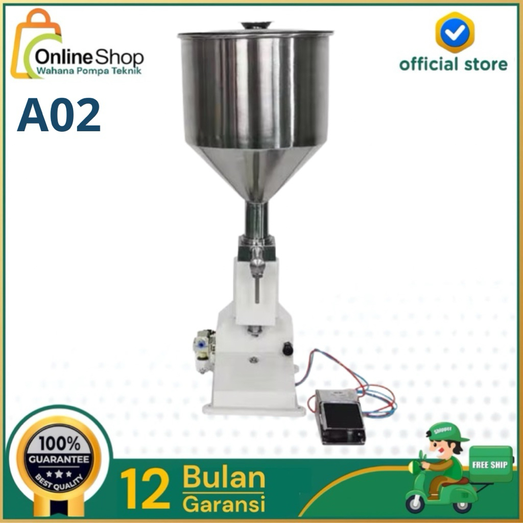 A02 Filling Machine Stainless Pneumatic Paste Liquid honey bottle fill  A02 Pneumatic Filling machin
