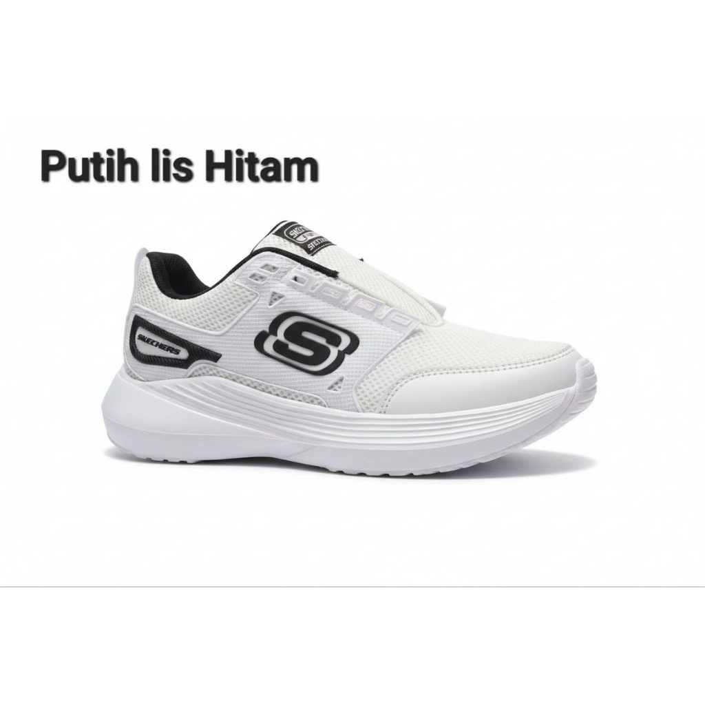 sepatu Skechers pria wanita sport running jogging lari senam sumba olahraga