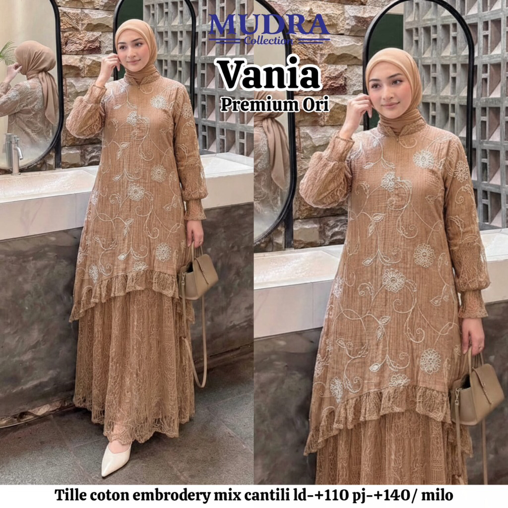 GAMIS DRESS VANIA ORIGINAL BY MUDRA