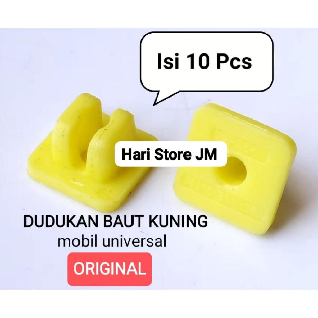 ( 10 Pcs ) Klip Kancing Dudukan Baut Untuk Body Bemper Mobil Toyota, Honda, Nissan, Suzuki, Daihatsu