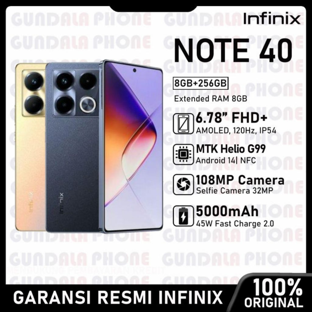 Infinix Note 40 RAM 8/256GB