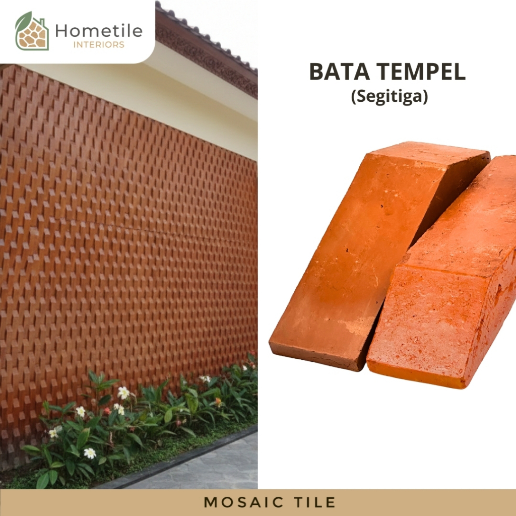 Bata Tempel Hias Dinding Dapur Rumah Wall Decoration Bata Expose Batu Bata Merah Teracota Terakota S