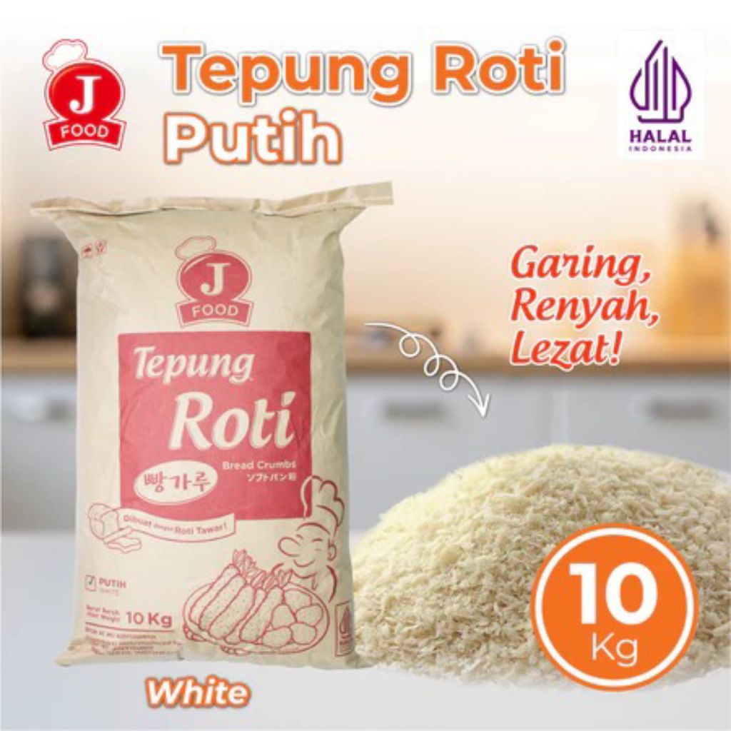 Tepung Roti Putih Elektroda 10kg JFOOD