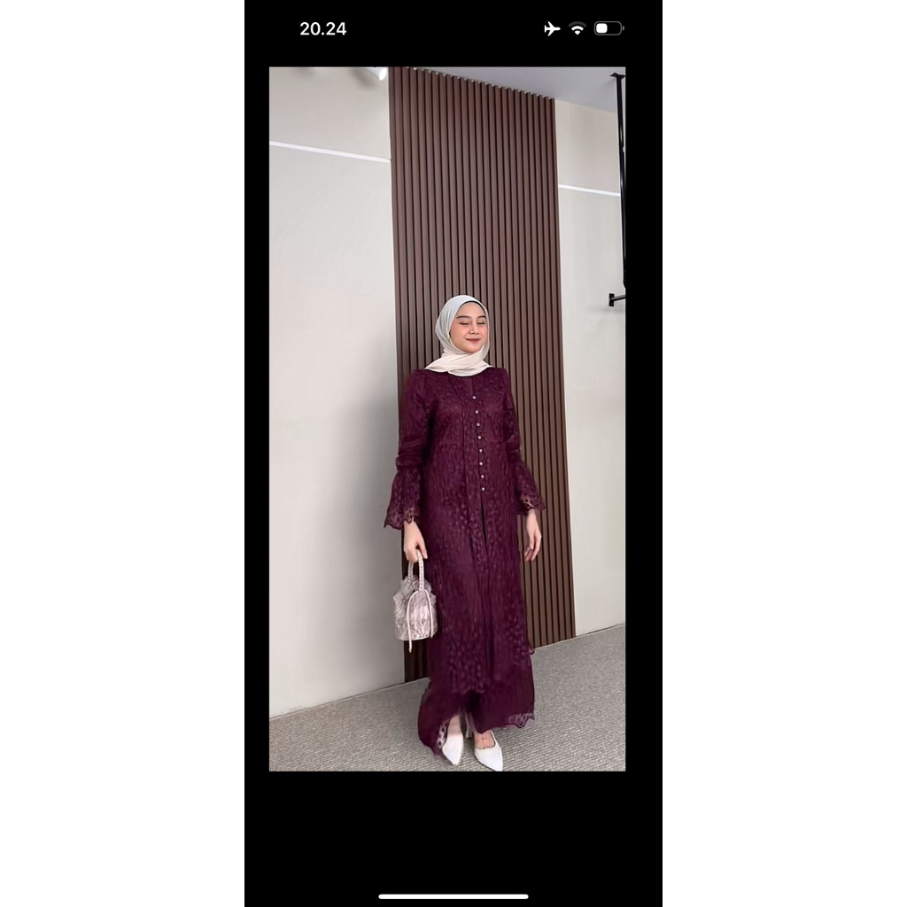 SETELAN DRESS + OUTER