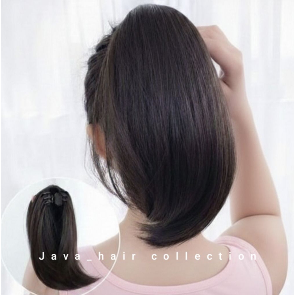 Ponytail Bob/ponytail pendek/ponytail jepit