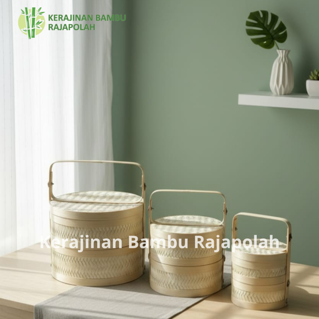 Tenong bambu susun/Rantang bambu susun/Besek bambu susun/Rantang catering/Tenong catering/Besek cate