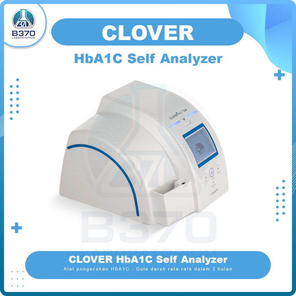 CLOVER HbA1c Analyzer - Alat Cek A1c Hba1c Self Analyzer untuk cek Diabetes