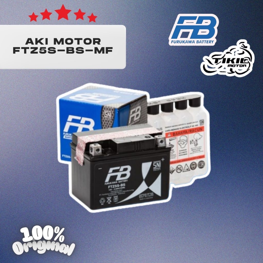 AKI FURUKAWA BATTERY FTZ5S-BS 12V - 3.5 Ah