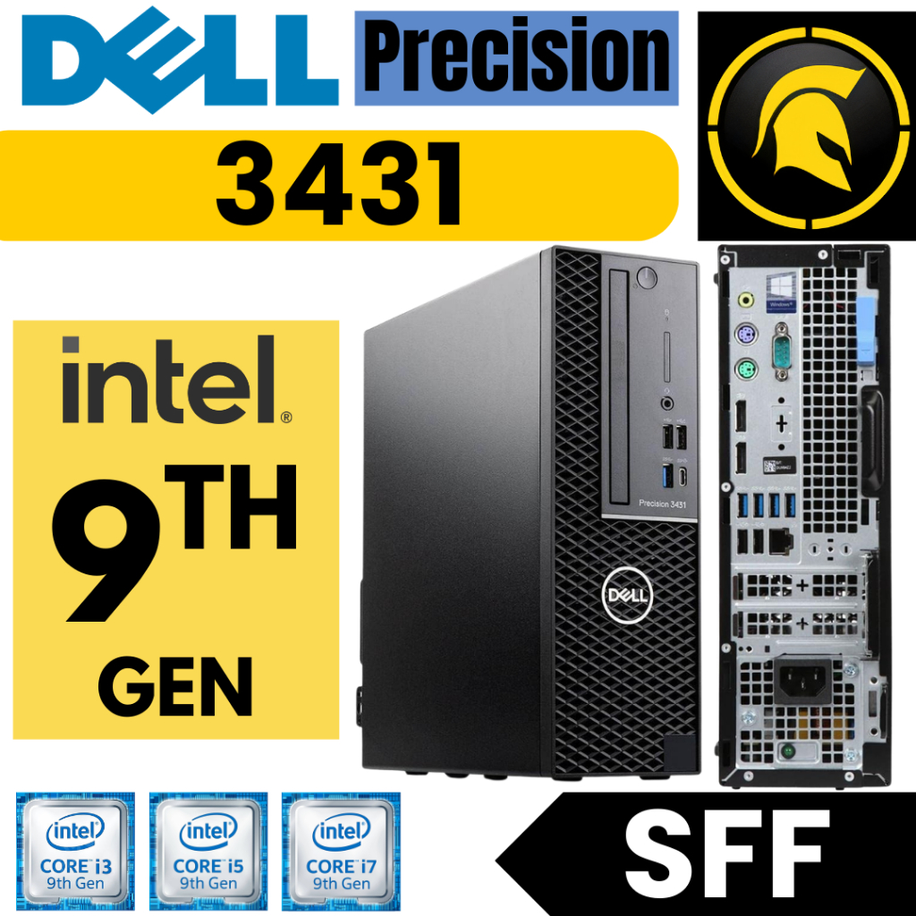PC Dell Precision 3431 SFF Core i3 / i5 / i7 9th Gen PC SLIM LGA 1151