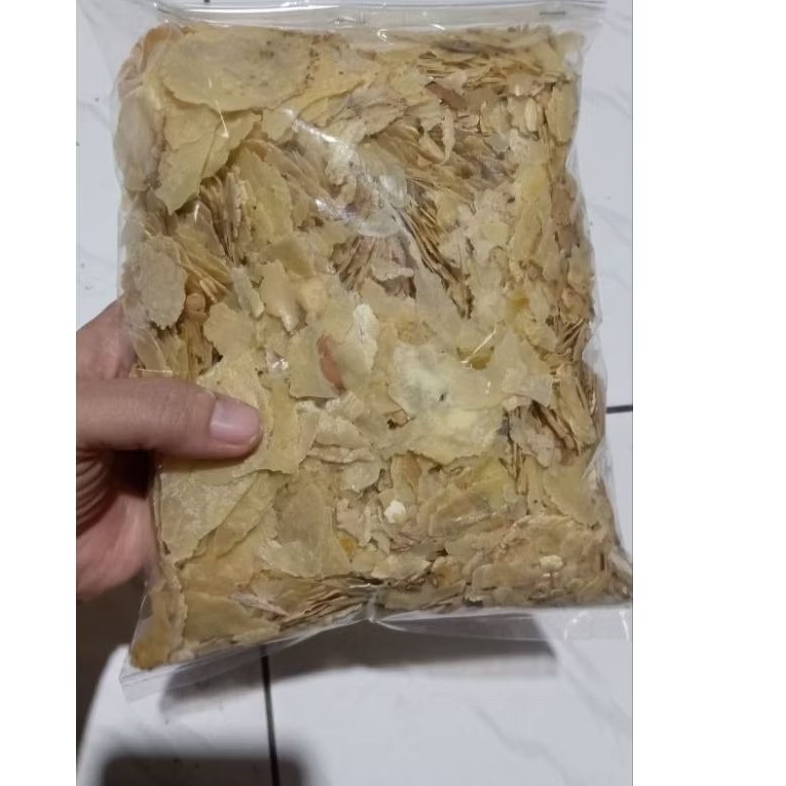 Remukan emping melinjo mentah 500gr