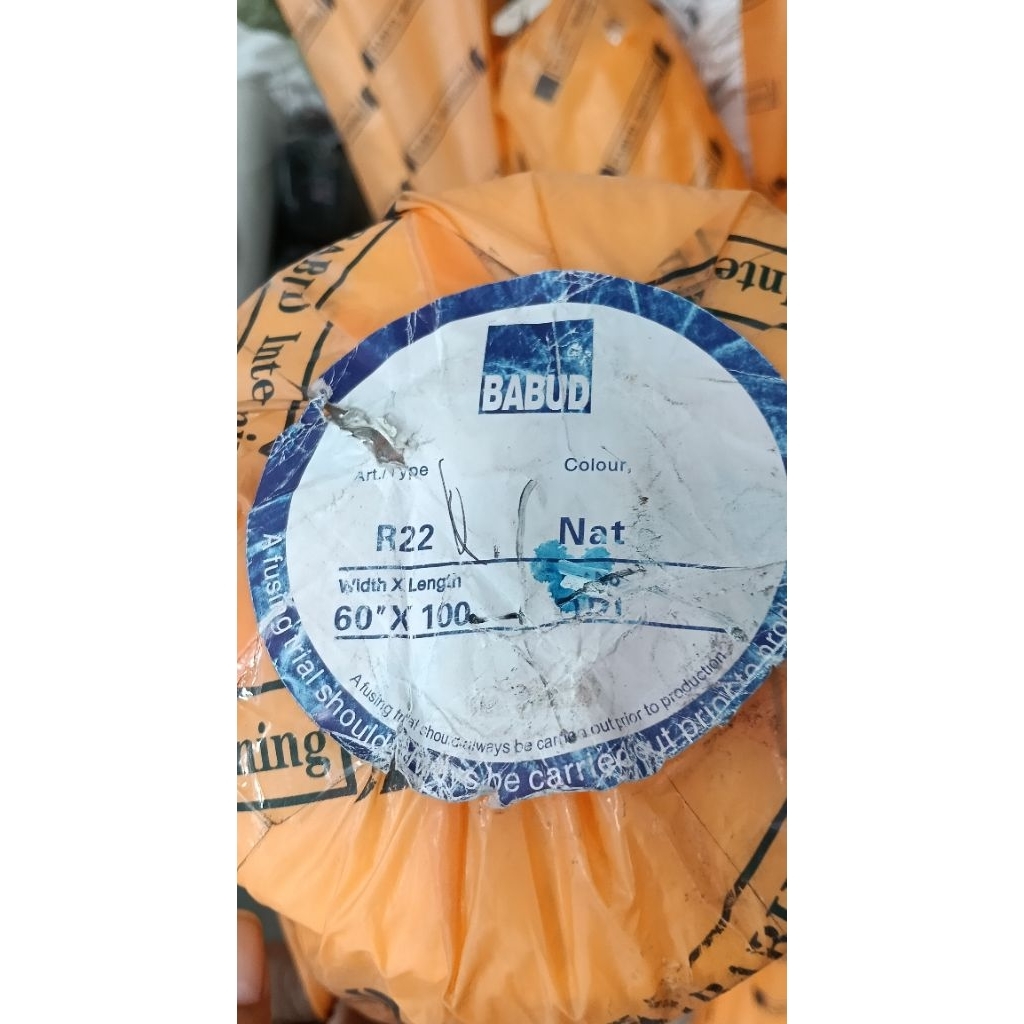 Trikot R22 Natural Babud Interlining Harga Promo