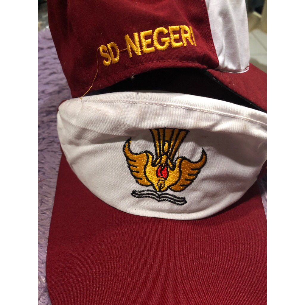 Topi anak SD merah putih