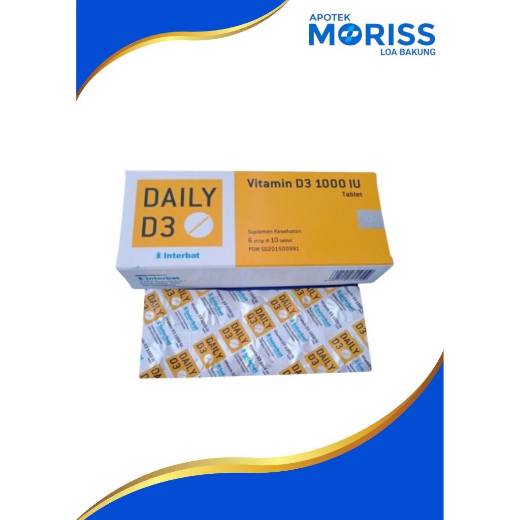 Daily D3 Tablet 1000 IU
