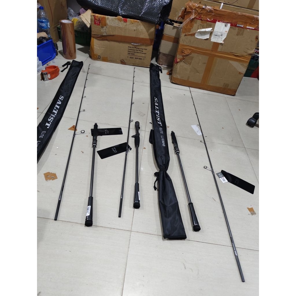 joran pancing daiwa saltist elite lj 632 189 cm joran jigging laut
