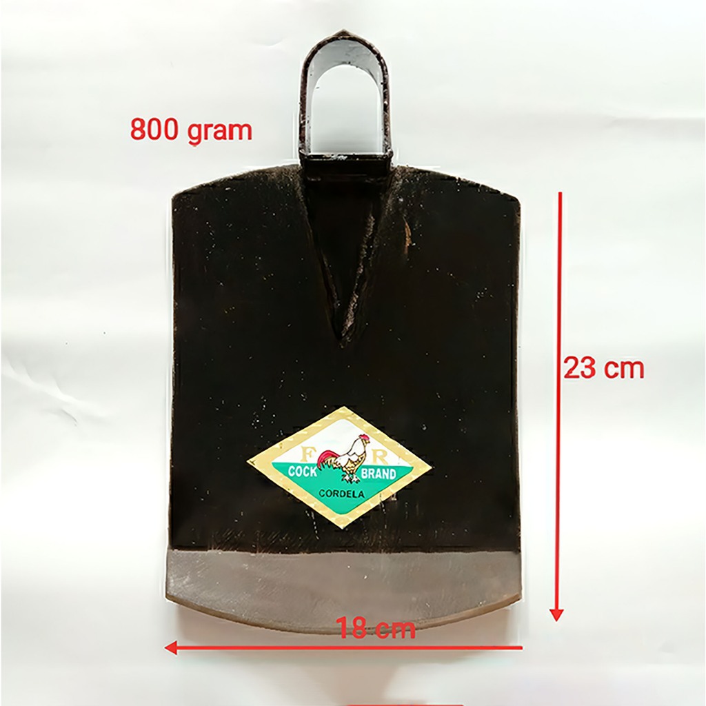 Promo Cangkul Ayam Jago Sepaket - Cangkul Pacul Anti Lengket Cangkul Cap Jago Adukan Semen Baja Ring