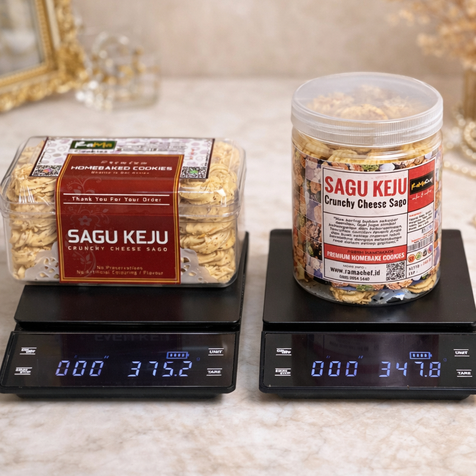 SAGU KEJU Premium Triple Cheese Edam Parmesan Cheddar Butter Wisman | Spesial Kue Kering Lebaran | Kemasan Hardtop 350gr & Jar 750ml by RaMaChef