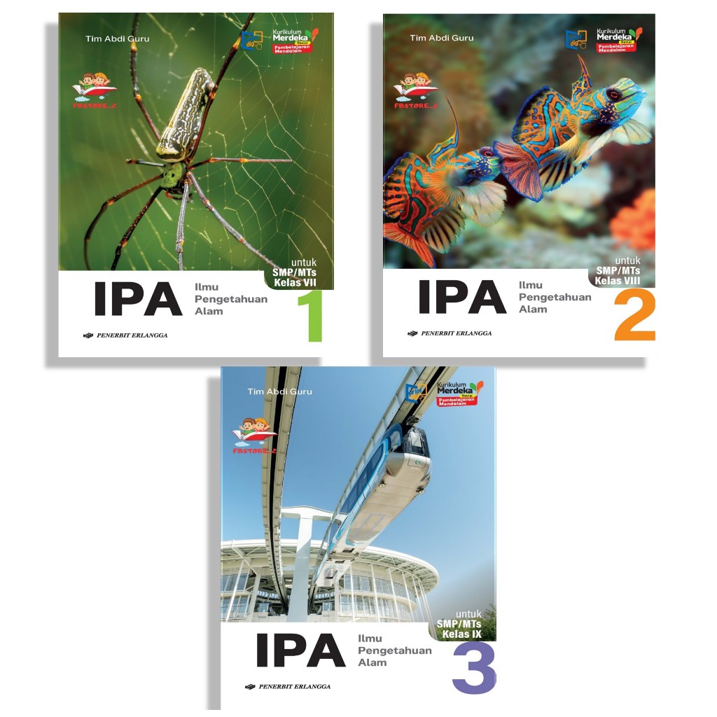 [Penerbit Erlangga] IPA SMP/MTS KELAS 7, 8 & 9 REVISI PENDALAMAN MATERI original