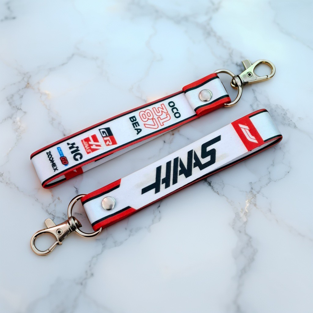 Keychain Gantungan Kunci Lanyard F1 Haas Team 2026