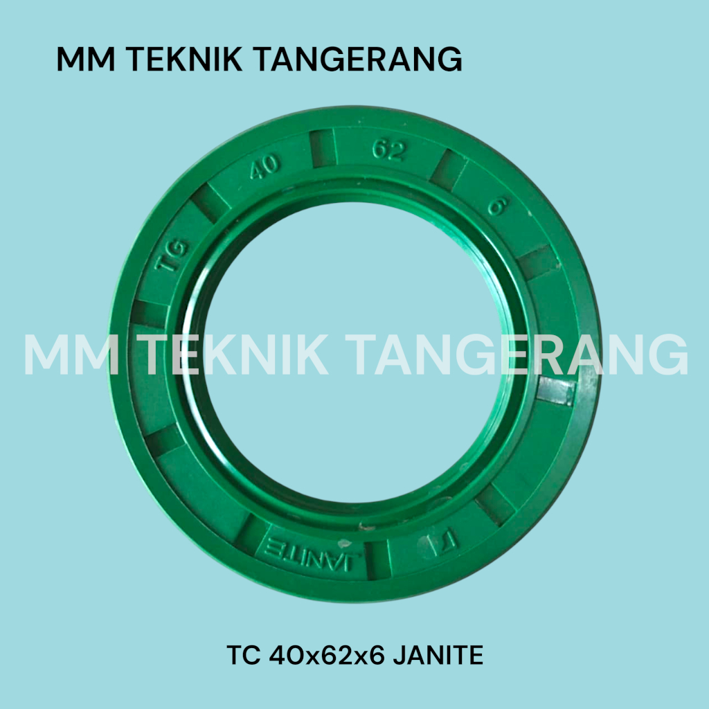 Oil seal TC 40x62x6 merk JANITE 40 x 62 x 6 karet oli sil shock breaker 40 62 6