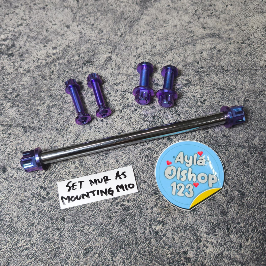 Baut Set As Mounting Mio Titanium / Baut Mounting Mio Titanium