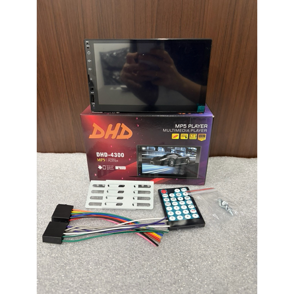Double din  head unit MP5 DHD-4300 DHD 4300 deckless 7inch 7 in 7in