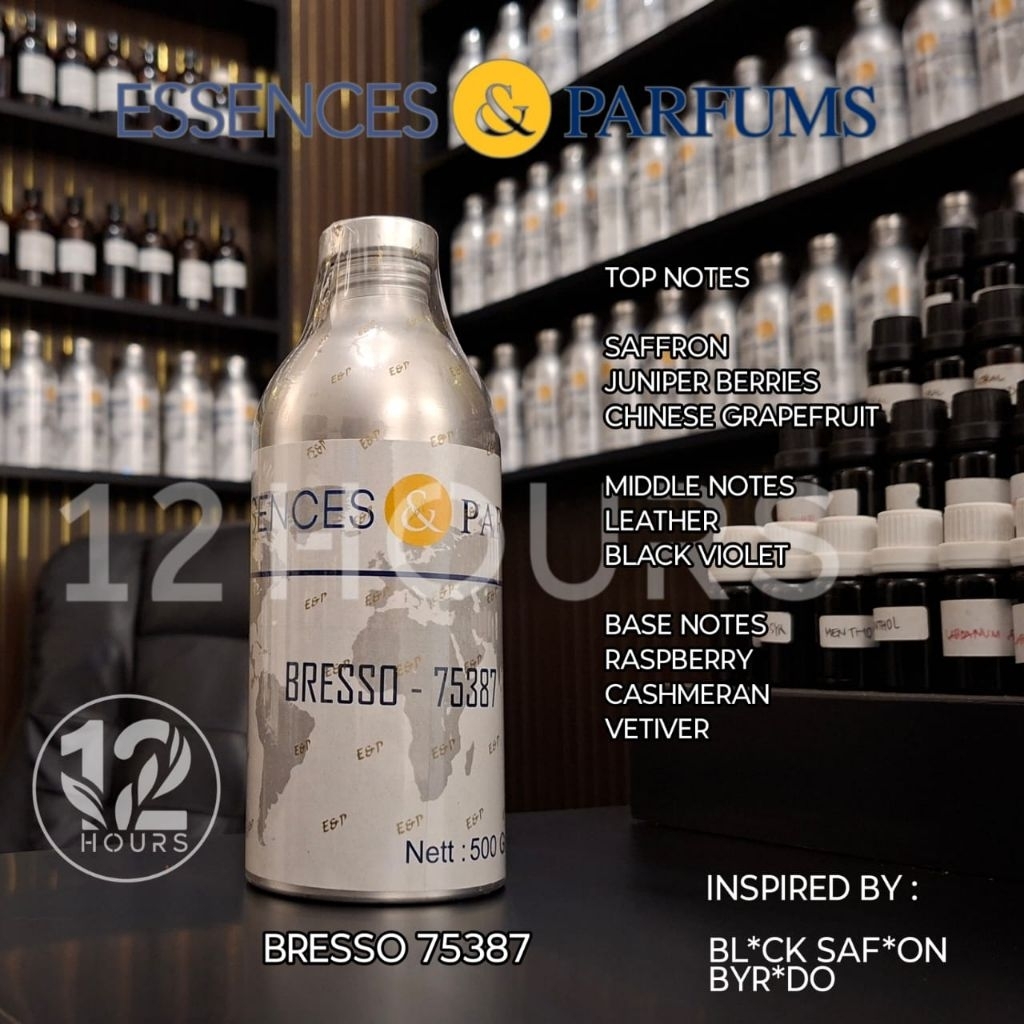 Bibit parfum Murni Essences&parfum " BRESSO " grade A  repack  50gr dan 100gr