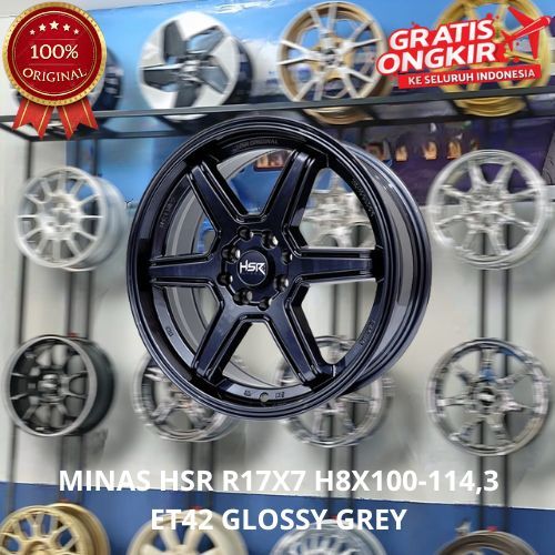 PELEK MOBIL RACING MODEL PALANG HSR MINAS R17 VELG MOBIL AVANZA KIJANG LIVINA